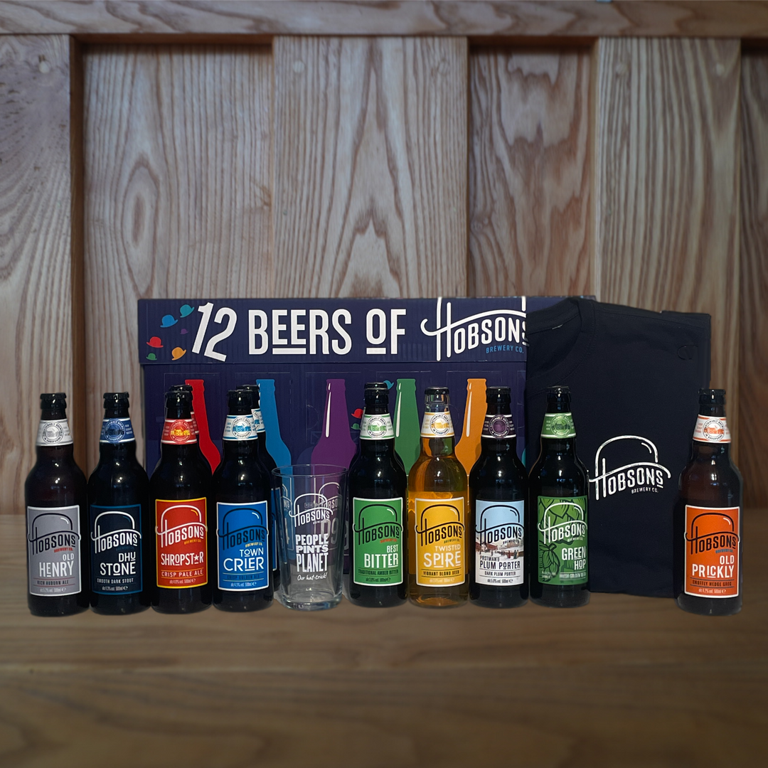 12 Beers of Hobsons – Luxury Christmas Beer Advent Calendar (T-shirt)
