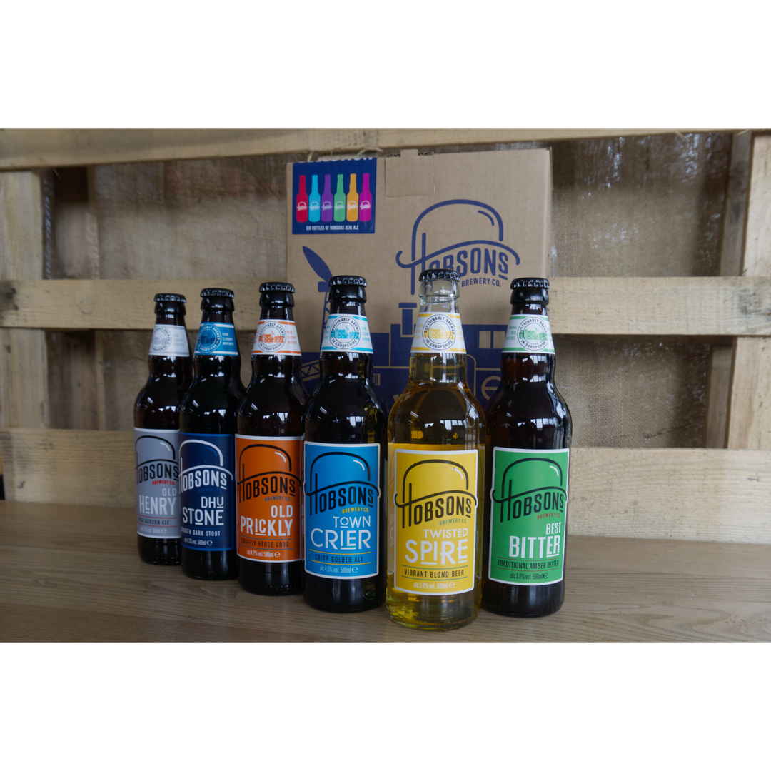 6 BEER ALE BOTTLE GIFT BOX