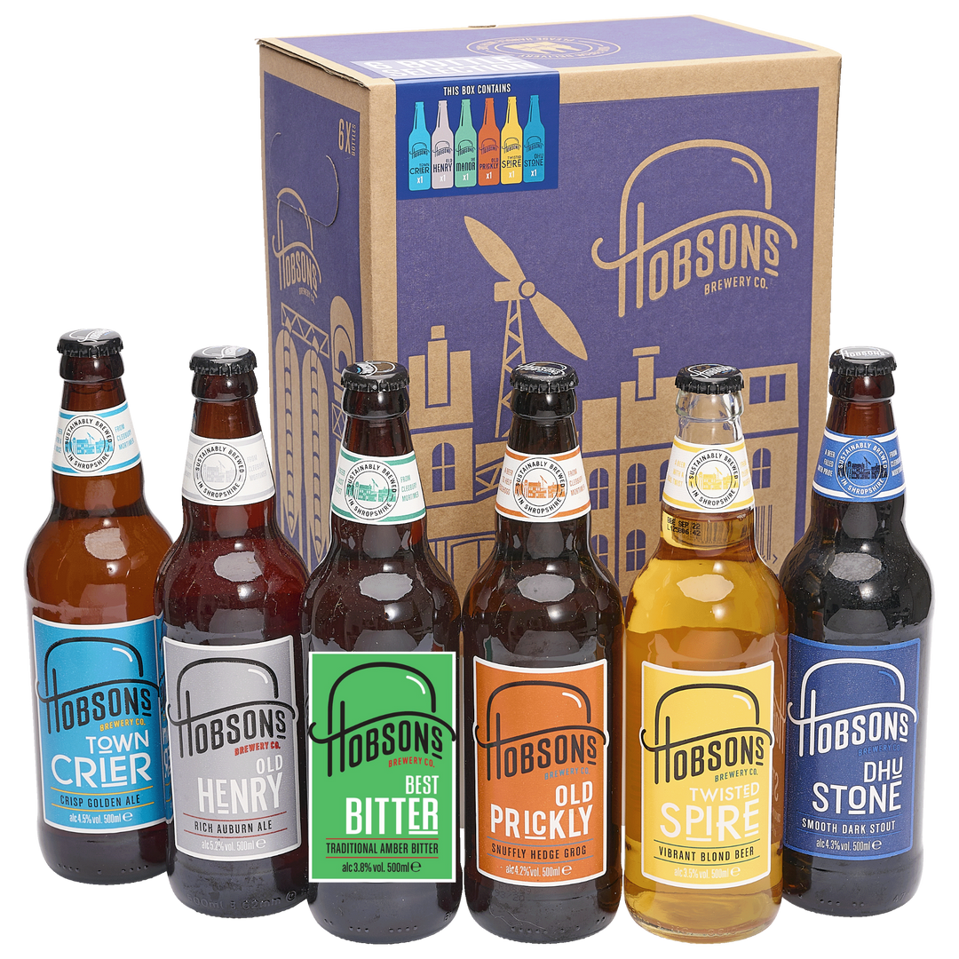 Beer Gift Set – Mixed Ale Taster Box (6 x 500ml Bottles)