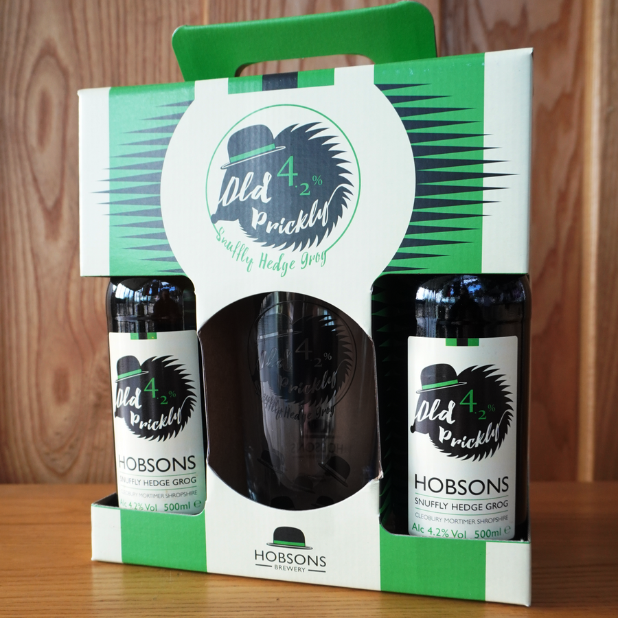 2 BEER GIFT PACK AND GLASS