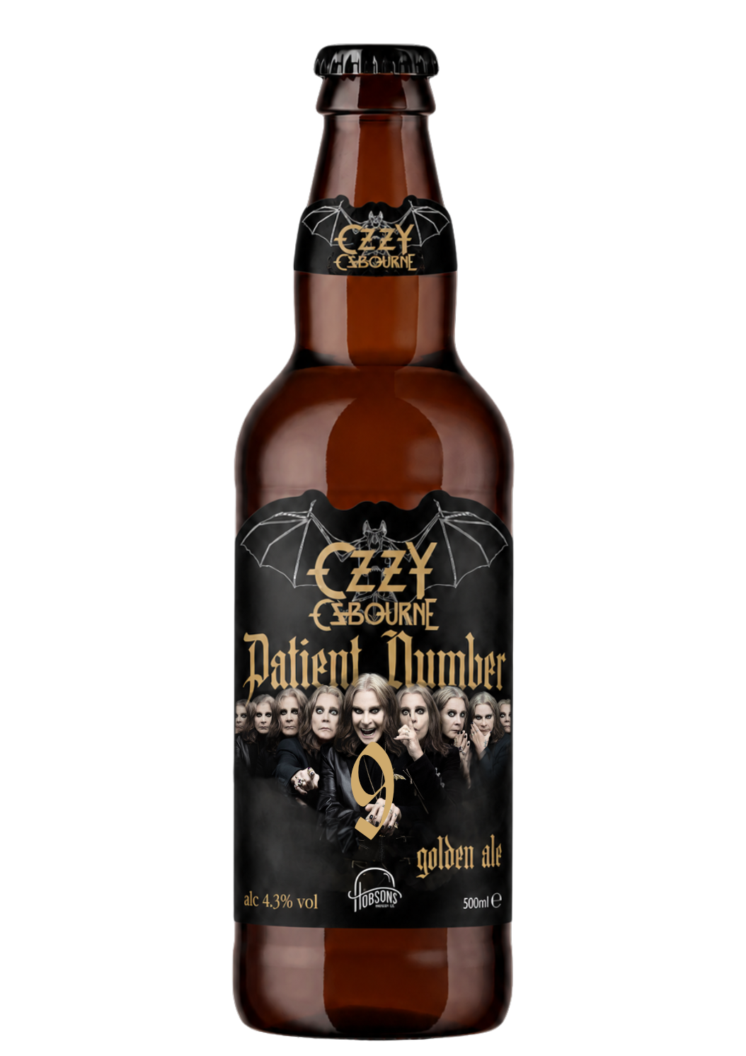 Patient Number 9- Ozzy Beer Bottle 500ml