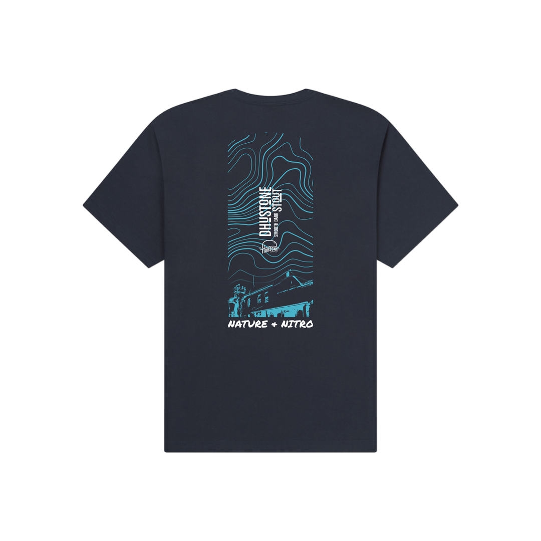 Hobsons Dhustone Stout T-Shirt' Nature & Nitro' Organic Cotton tee